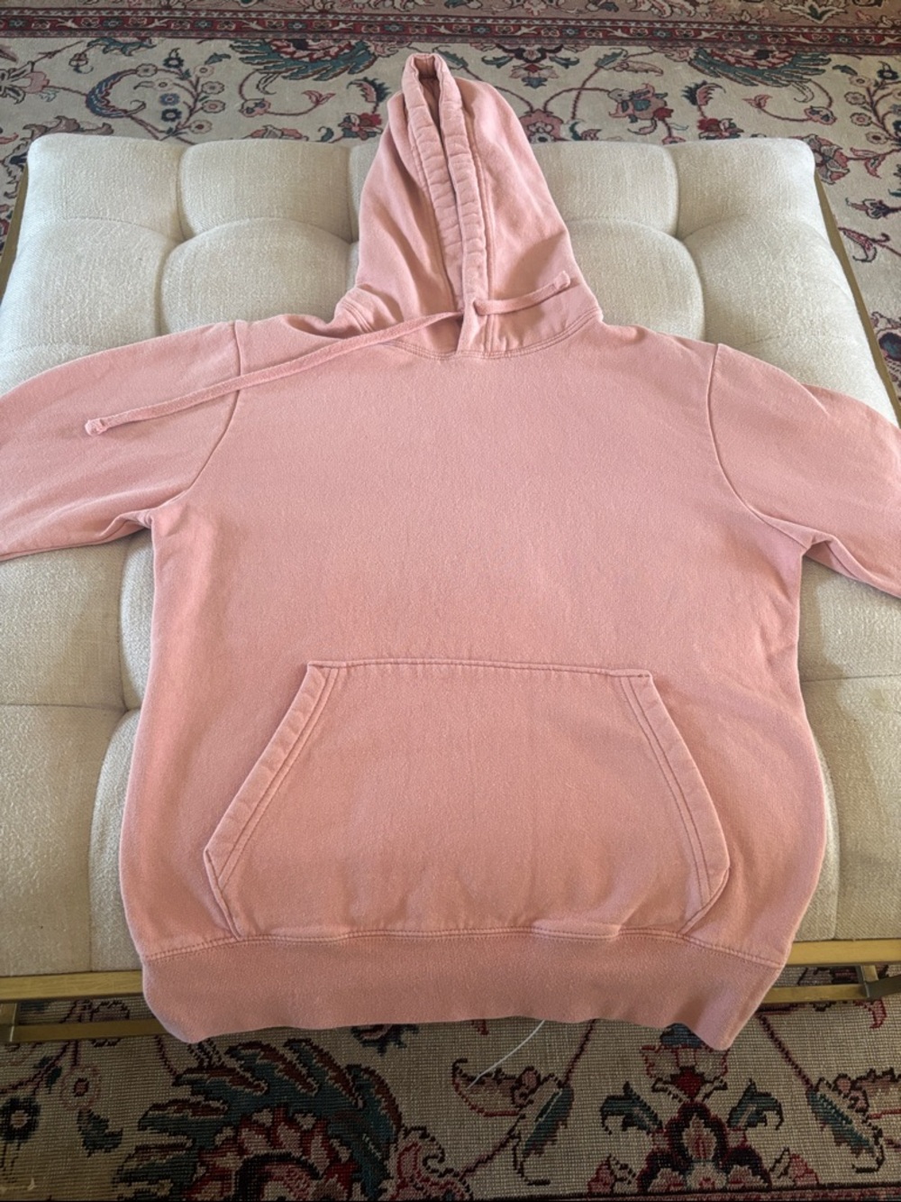 Soft Pink Pullover Hoodie